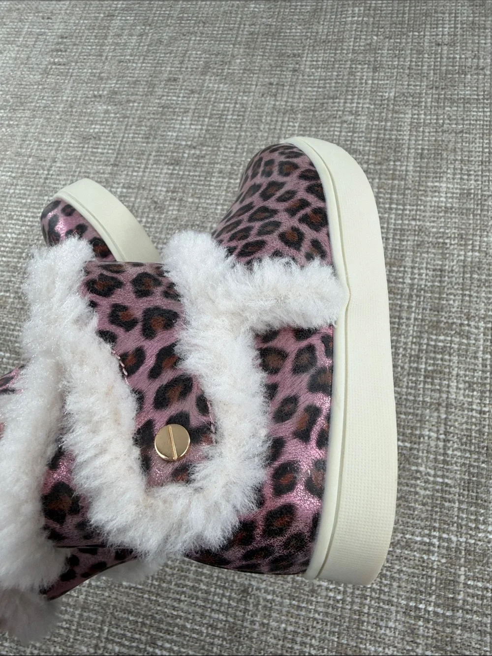 Dr. Scholls pink leopard